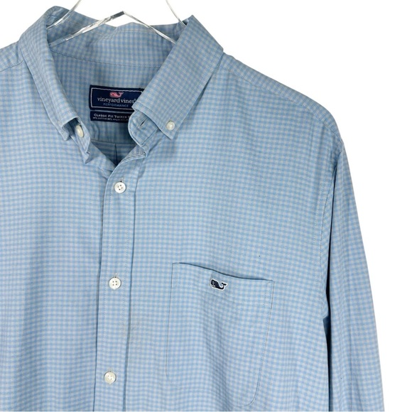 VINEYARD VINE Tucker Men's Performance Long Sleeve Button Down Collared Shirt L - Picture 2 of 7